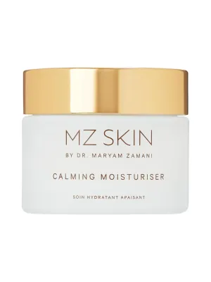 MZ SKIN Calming Moisturizer, Prebiotic-Enhanced Daily Hydrating, Soothing Face Cream with Squalane & Centella Asiatica Cica for Sensitive Redness Prone Skin, Fragrance Free, 1.69 fl oz