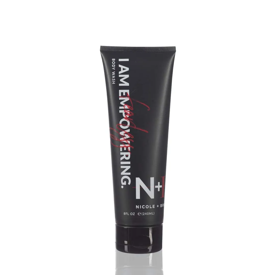 N B Moisturizing Body Wash for Men & Women | Body Skin Care Made w/Hydrating Argan Oil & Vitamin E | Sulfate Free, Paraben Free, Gluten Free, Cruelty-Free | Made in the USA | 8 oz