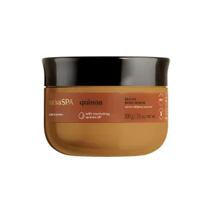 Nativa SPA by O Boticário Quinoa Sugar Body Scrub, Gentle Exfoliation & Skin Firmness Foot & Body Scrub, 7 Ounce