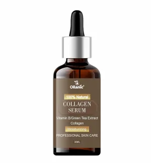 Natural Collagen Face Serum for Glowing Skin (Pack of 1, 30 ml)|Serum for Face Hydrating and Moisturizing serum for Fine Lines and Dryness Daily Use for Smooth and Fresh Looking Skin|