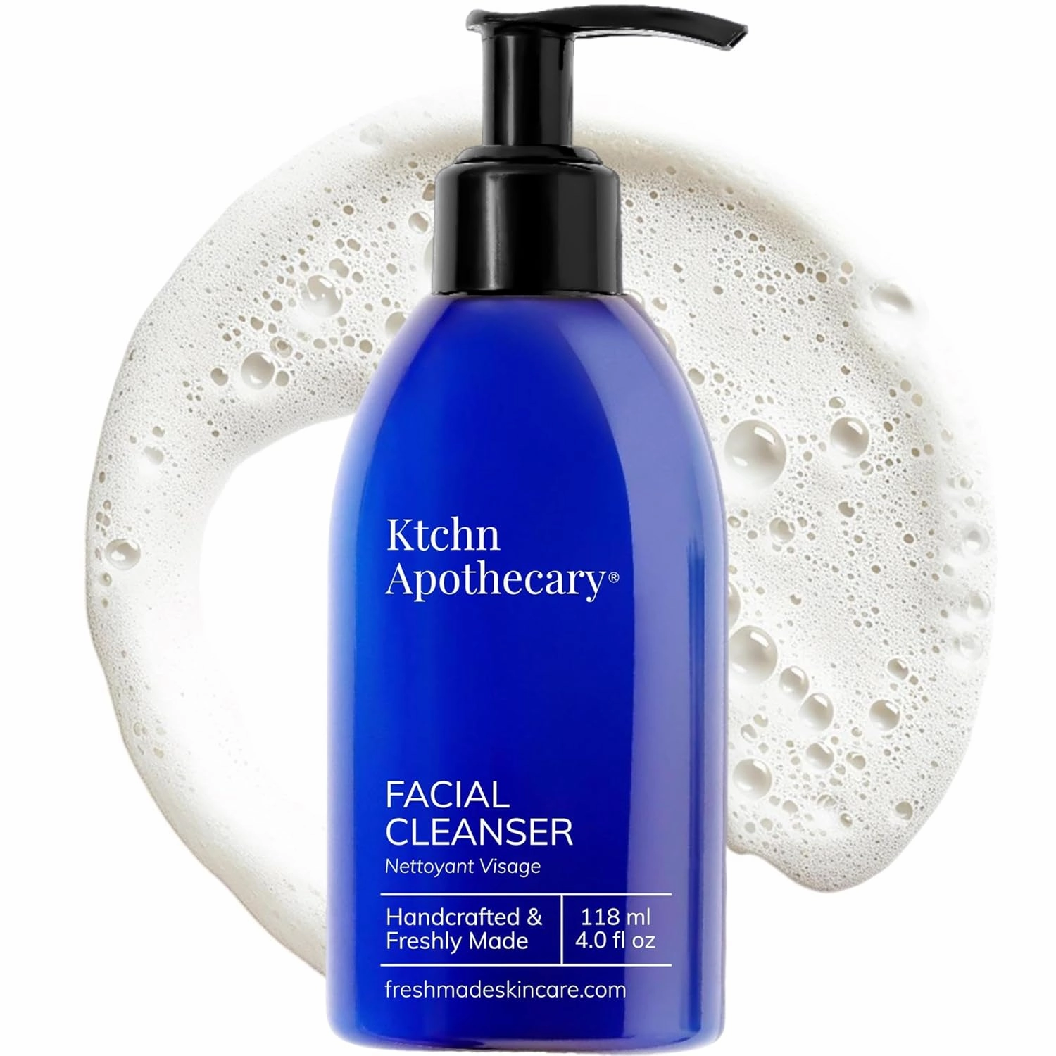 Natural Hydrating Foaming Facial Cleanser | NonDrying Cream-to-Foam Face Wash | High-Performing yet Gentle | Softer, Smoother Glowing Skin | Fragrance-Free for Sensitive Skin