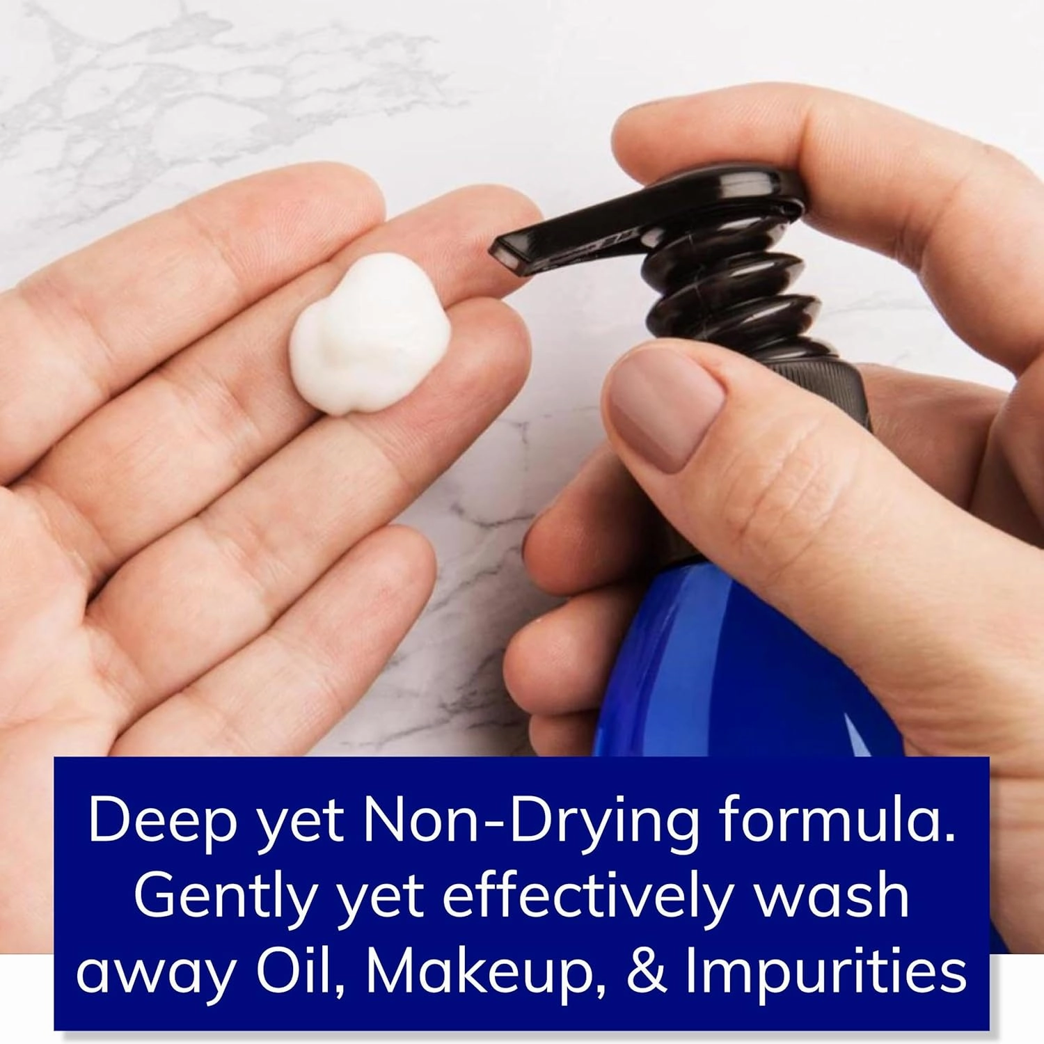 Natural Hydrating Foaming Facial Cleanser | NonDrying Cream-to-Foam Face Wash | High-Performing yet Gentle | Softer, Smoother Glowing Skin | Fragrance-Free for Sensitive Skin