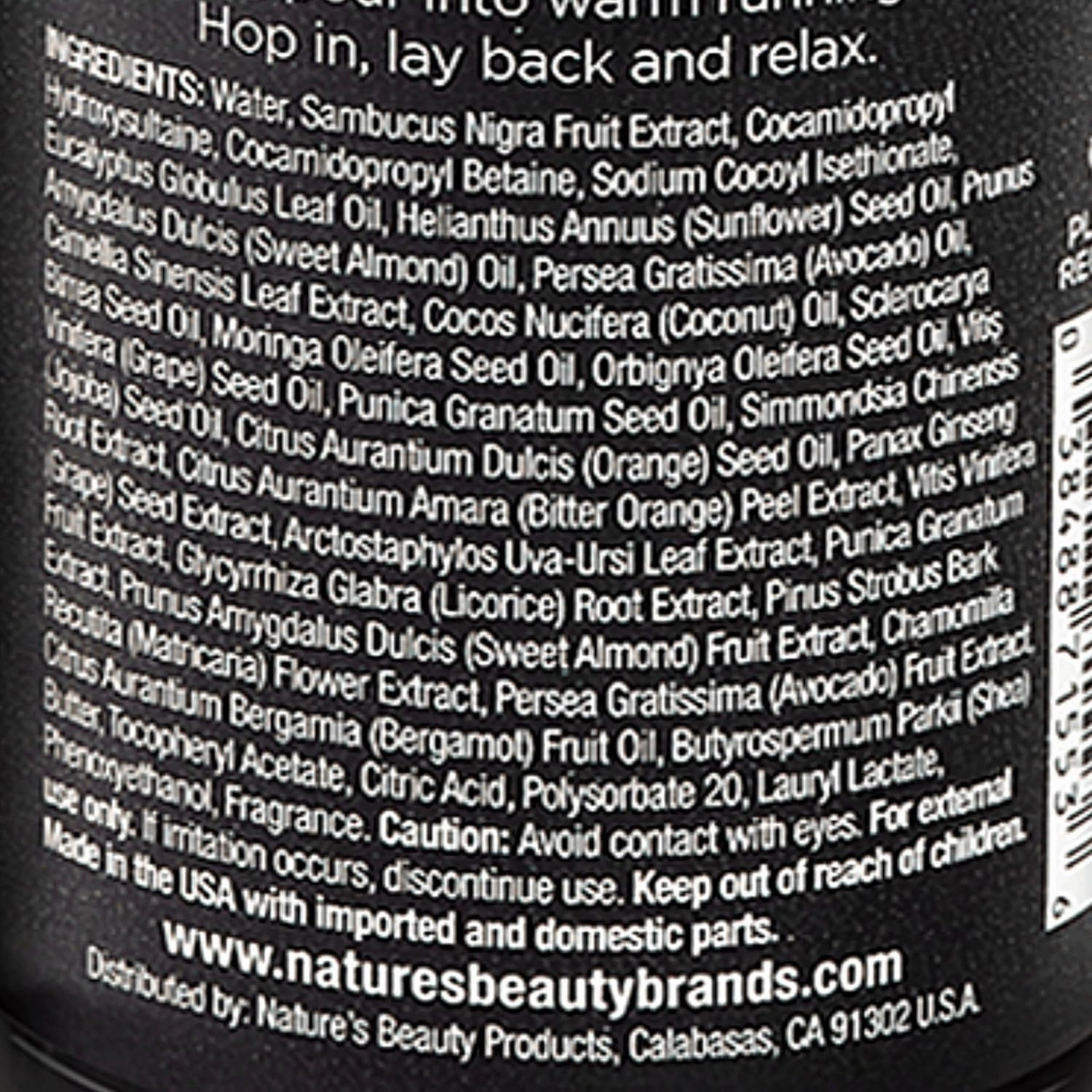 Nature's Beauty Elderberry Eucalyptus Stress Relief Body Wash Multi-Pack - Gentle Bath   Body Cleanser, Restore Skin Made w/Shea Butter, Avocado Oil, and Sweet Almond Oil, 12 fl oz (2 Pack)
