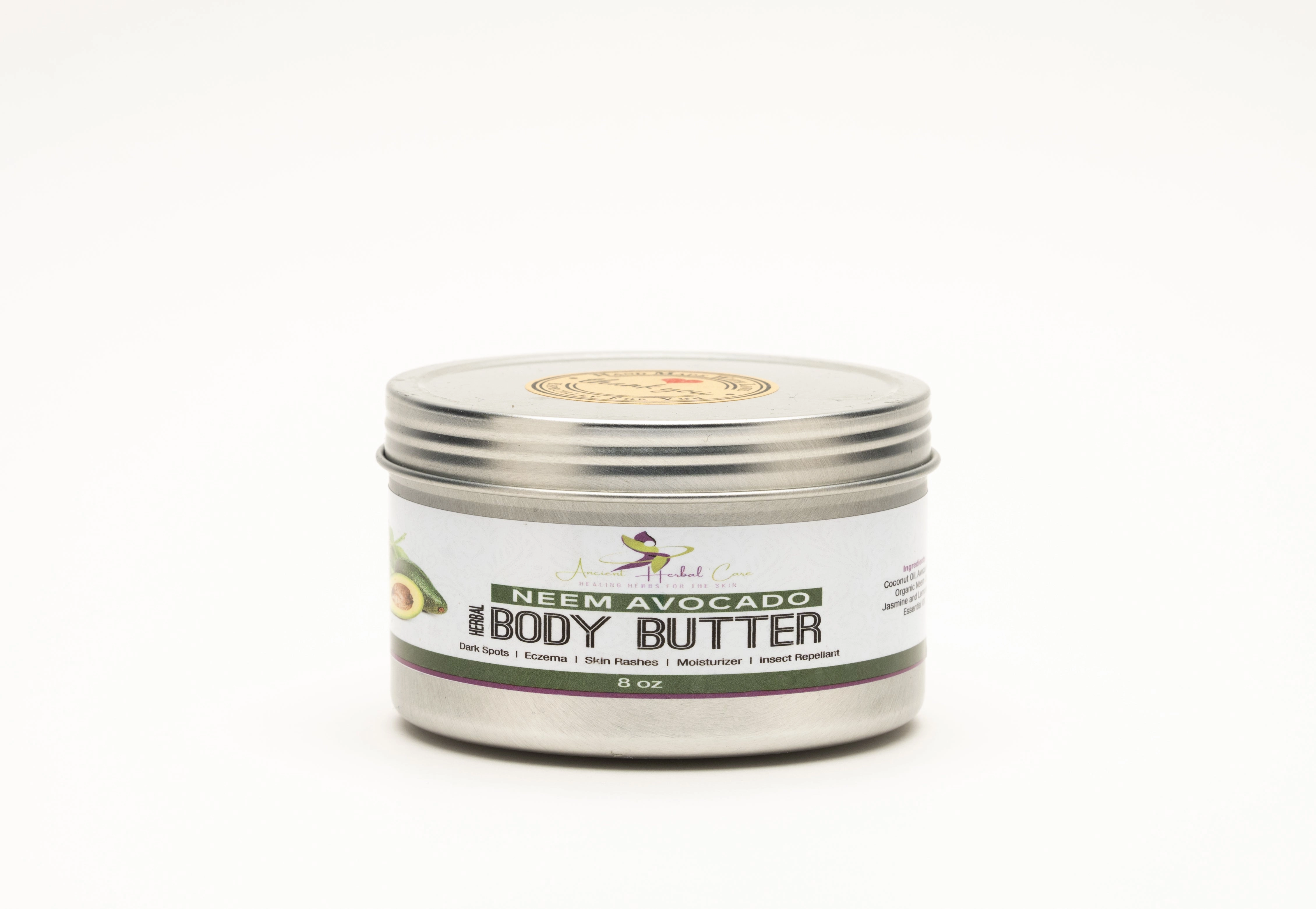 Neem and Avocado Organic Body Butter