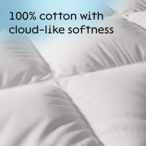 Niagara Cotton Mattress Pad Queen 60x80 - Non Noisy Cooling Breathable Ultra Plush Absorbent Protector Extra Deep Fits 20 Inches Deep Mattress