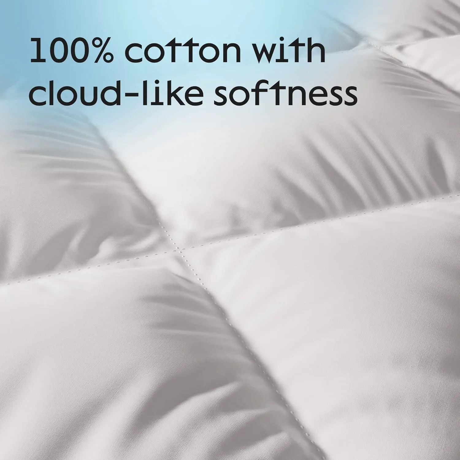Niagara Cotton Mattress Pad Queen 60x80 - Non Noisy Cooling Breathable Ultra Plush Absorbent Protector Extra Deep Fits 20 Inches Deep Mattress