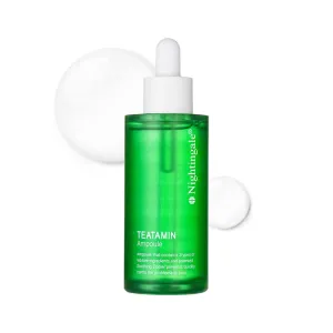 Nightingale TEATAMIN Ampoule, Redness Relief Face Serum, Soothing for Sensitive and Irritated Skin, with Tea Tree Complex & Vitamin, Acne Serum, Hypoallergenic, Cruelty Free, Korean Skin Care