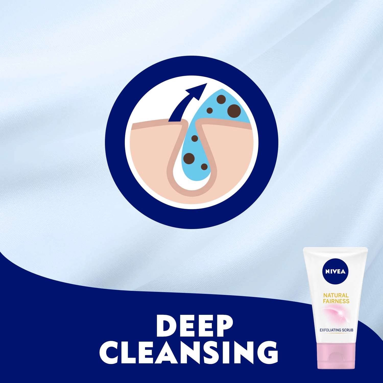 Nivea Natural Fairness Exfoliating Face Scrub 100ml