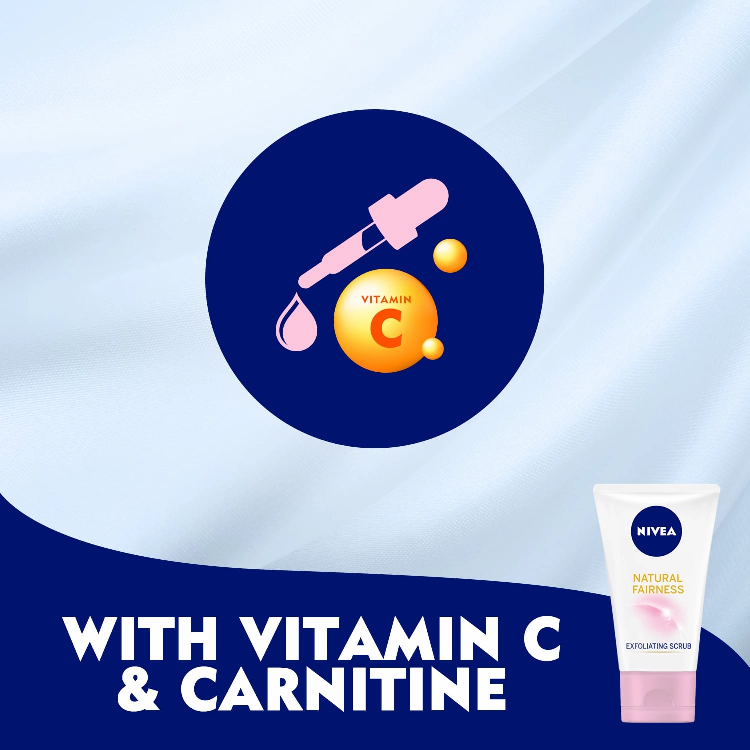 Nivea Natural Fairness Exfoliating Face Scrub 100ml