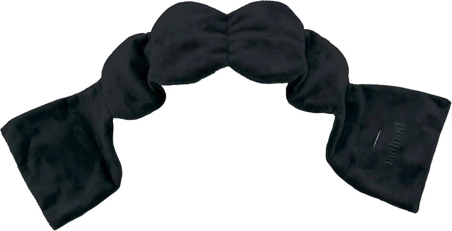 Nodpod Gentle Pressure Sleep Mask | Patented Light Blocking Design for Sleeping, Traveling & Relaxation - Black Onyx
