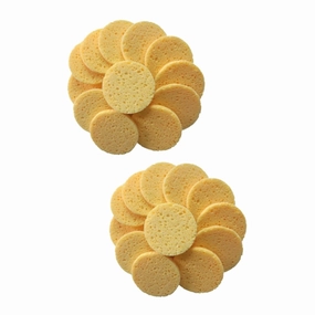 NOLITOY 40pcs Skin-friendly Round Makeup Remover Pads Soft Cotton Sponges for Gentle Face Cleansing for Makeup Removal and Skin Care Color
