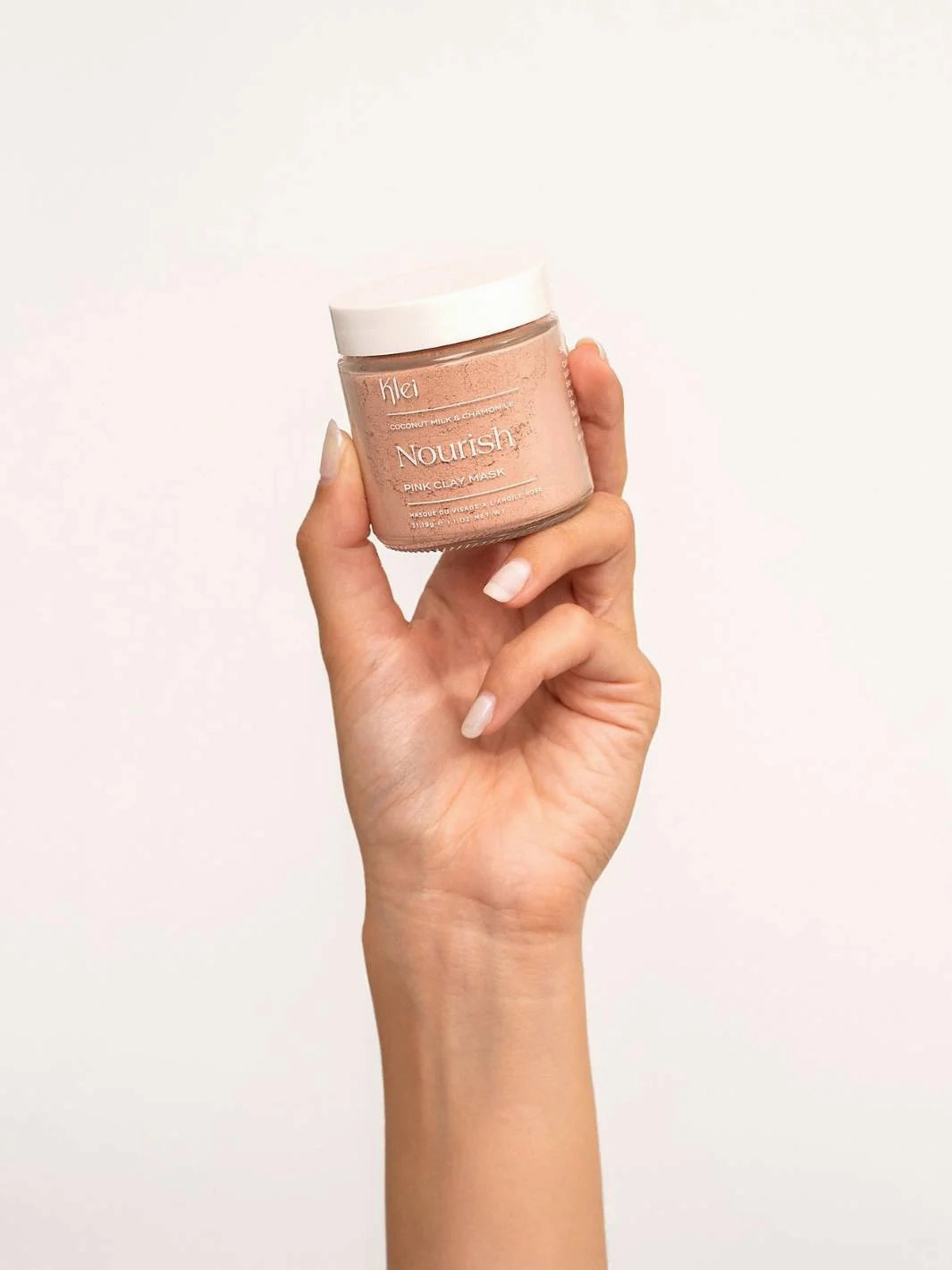 NOURISH Coconut Milk & Chamomile Pink Clay Mask
