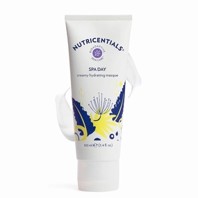 Nutricentials Spa Day Creamy Hydrating Masque 3.4 Fl. Oz - Soothe, Moisturize, and Improve Skin Tone with Cactus and Pine Cone Extracts - Nourishing Formula for Radiant and Healthy-Glowing Complexion