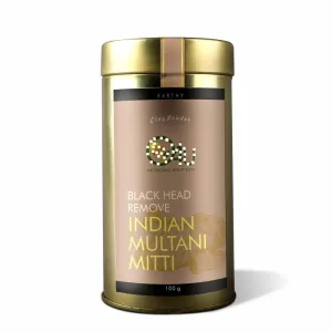 O;4U Indian Multani Mitti Powder for Black Head Removal, Oil Control, Naturally Glowing Skin, Soft & Silky Hair, Dandruff Clearance |100% Pure & Organic | (100g)