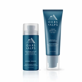 Oars   Alps Shaving Gift Set for Him, Includes Shave Gel and After Shave Balm for Men