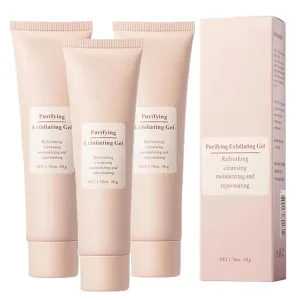 Oloty Exfoliating Gel,Oloty Purifying Exfoliating Gel, for All Skin Types (3 PCS)
