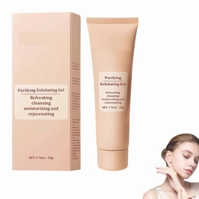 Oloty Exfoliating Gel, Purifying Exfoliating Gel, Deep Cleansing Moisturizing (1pc)
