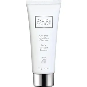 One-Step Face Exfoliator - Druide Exfoliating Cleanser with Lavender Scent and Natural, Organic Formula, Face Wash for Women, Exfoliating Cleanser for Men, 50 grams