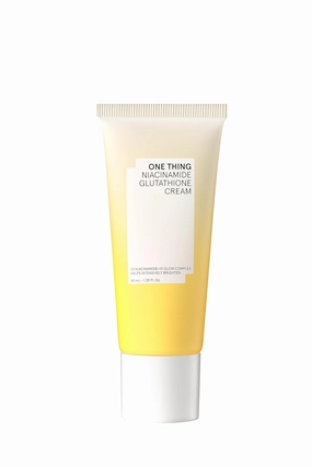 ONE THING Niacinamide Glutathione Cream 1.35 Fl Oz, 40ml, Hydrating Imporves Dark Spot Skin Soothing Korean Skincare