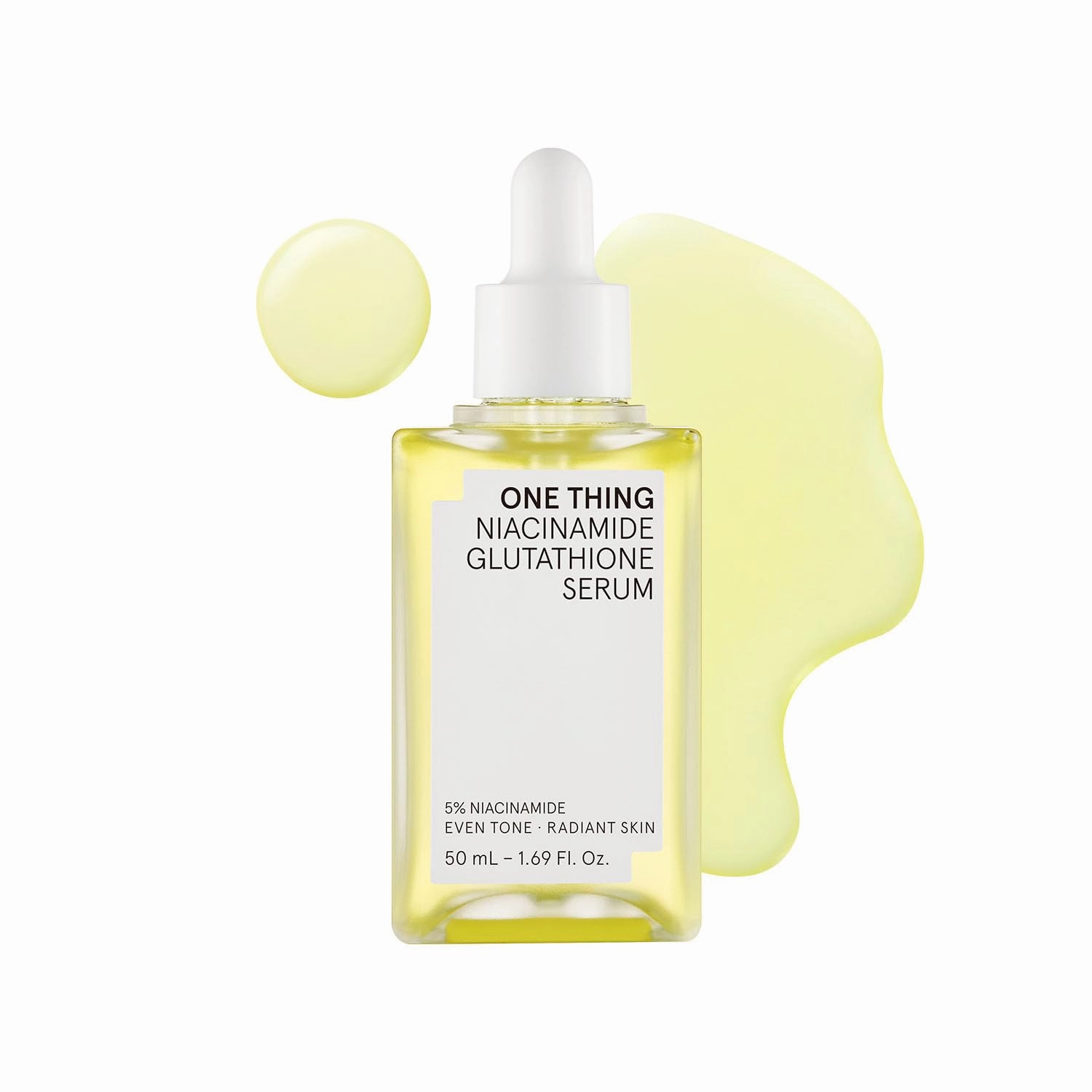 ONE THING Niacinamide Glutathione Serum (1.69 fl.oz / 50ml), Korean Skincare, Hydrating and Soothing serum for face