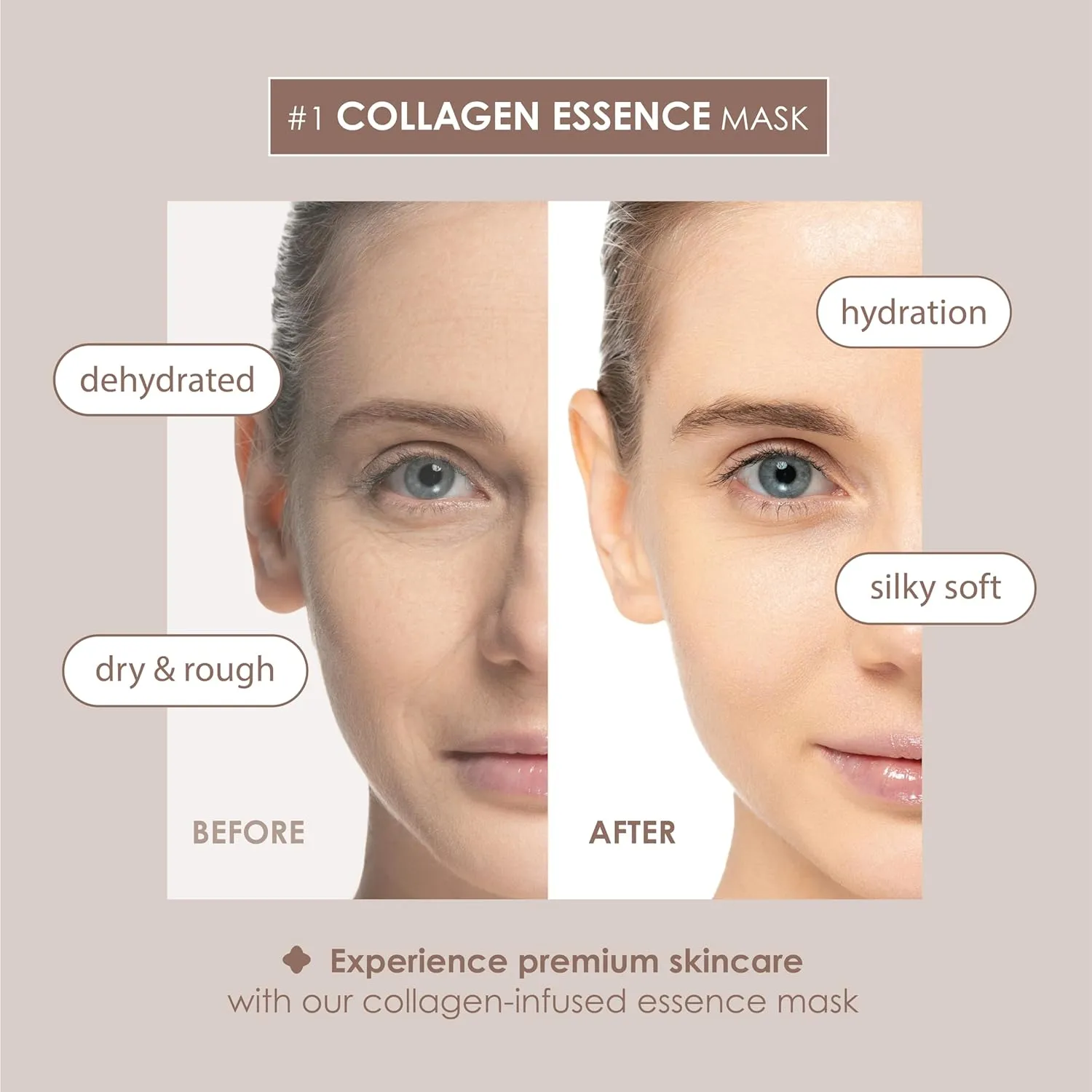 Original Derma Beauty Collagen Face Masks Skincare 12 PK Deep Purifying Charcoal Face Masks Skincare Sheet Masks Set for Beauty & Personal Care Korean Face Mask