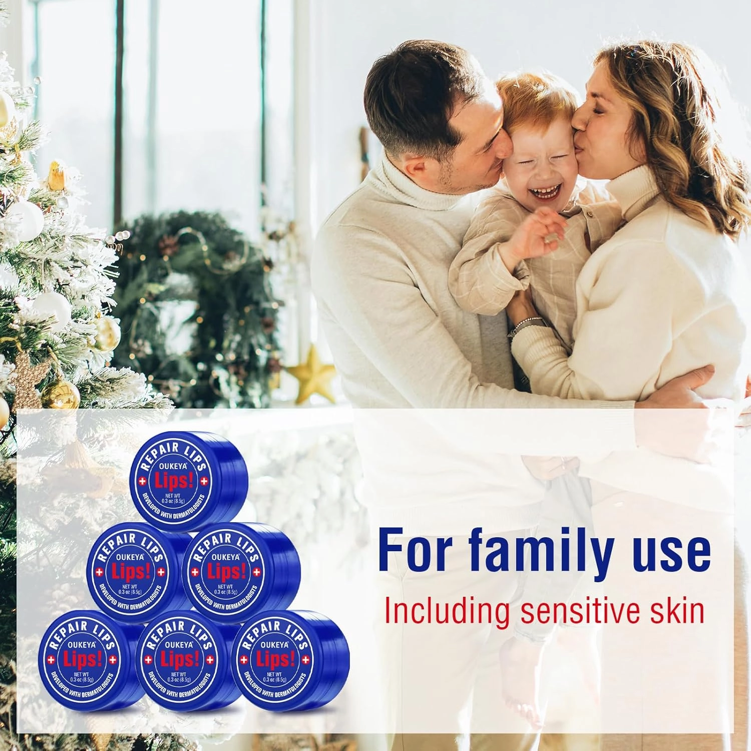 OUKEYA Lip Balm,0.25 Ounce,6Count,Medicated Lip Medex Chapstick Medicated w/Beeswax,Petrolatum,Peppermint Oi,100% Natural Ingredients,Medicated Lip Balm Lip Moisturizer for Echapped Lips Treatment