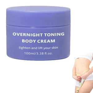 Overnight Toning Whip, Anti-Wrinkle Skin Tightening Gel,Overnight Toning Body Firming Cream, Body Firming Whip That Works While You Sleep, Suitable for All Skin Types (1 Bottle)