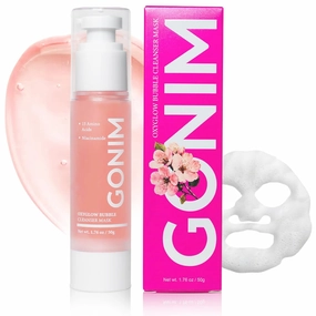 OxyGlow Bubble Mask & Foam Cleanser with Collagen, Niacinamide, 15 Amino Acids & Ceramide | Anti-Aging, Hydrating Facial Care for Sensitive Skin | Gentle Pore-Purifying & Glow-Boosting Formula