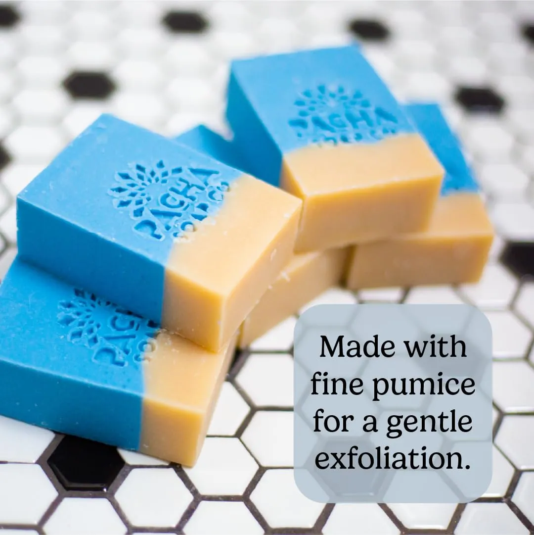 Pacha Sand & Sea Bar Soap 5 Pack | Premium, Handcrafted, Hydrating | Natural Face Wash, Hand Cleanser, Body Wash | Soothing Essential Oils, 4 oz