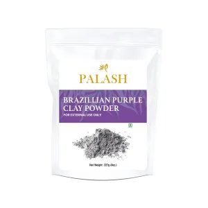 PALASH Brazilian Purple Clay Powder for External Use, 227g (8oz.)