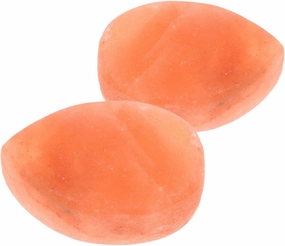 PartyKindom 2Pcs Salt Massage Stones for Gentle Skin Care Natural Exfoliation Relaxation for Home Use Promotes Healthy Glow and Deep Nourishment