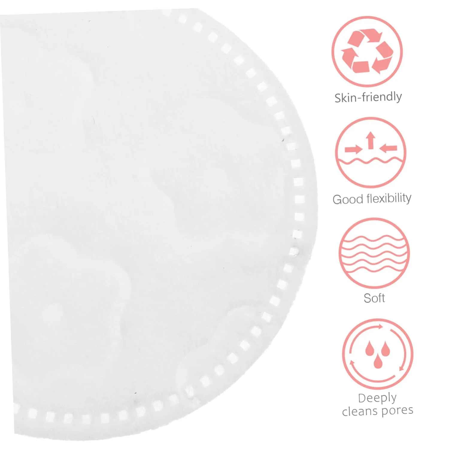 Pcs Multi-use Makeup Remover Pads Gentle Facial Cleansing Pads Deep Pore Cleansing for Daily Skincare