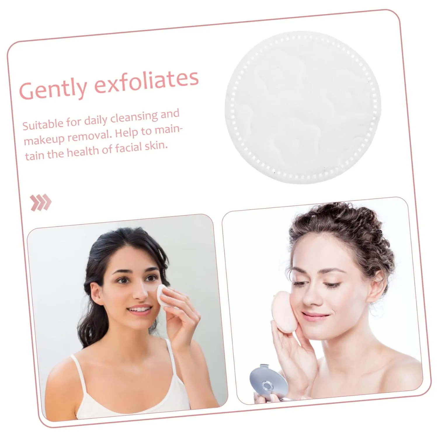 Pcs Multi-use Makeup Remover Pads Gentle Facial Cleansing Pads Deep Pore Cleansing for Daily Skincare