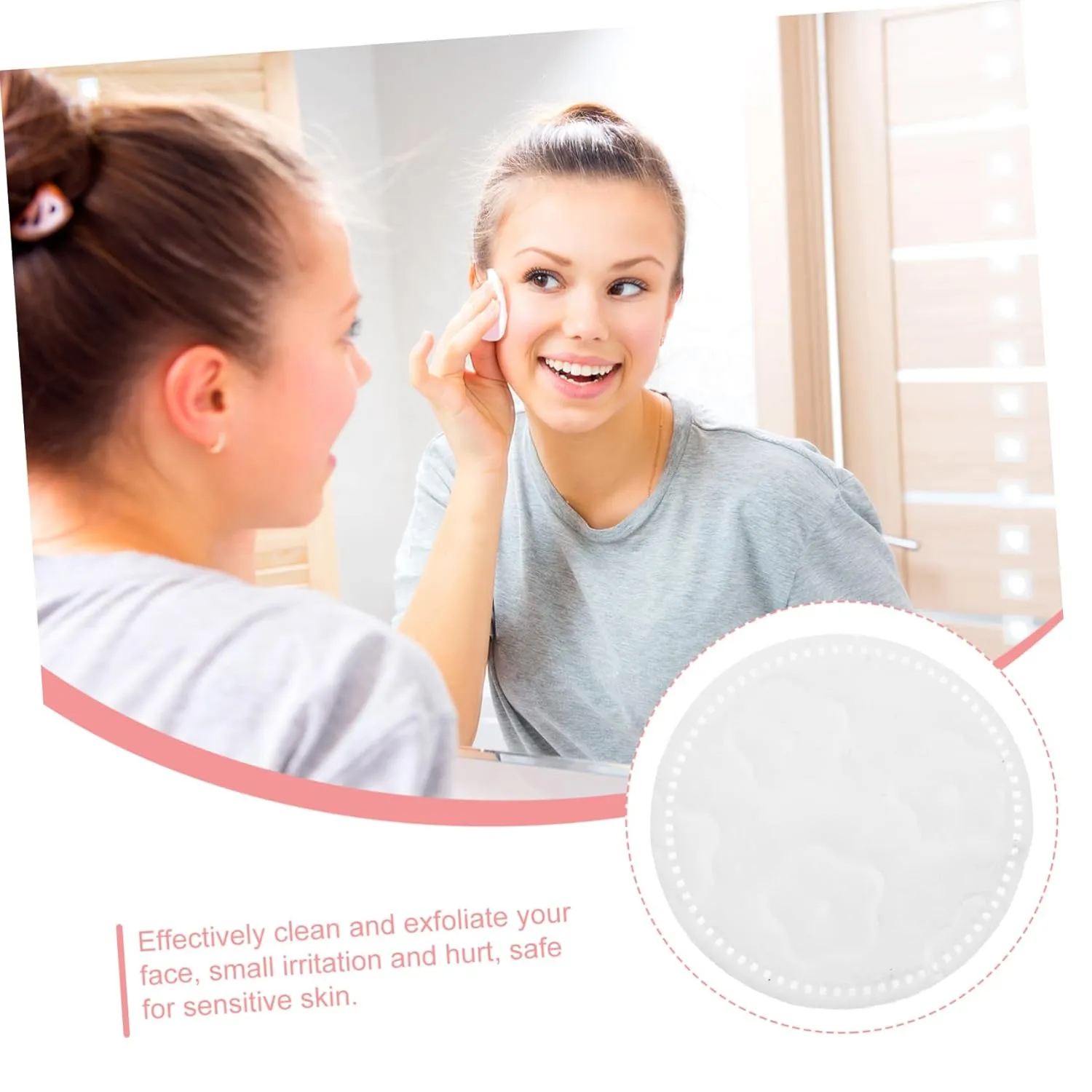 Pcs Multi-use Makeup Remover Pads Gentle Facial Cleansing Pads Deep Pore Cleansing for Daily Skincare