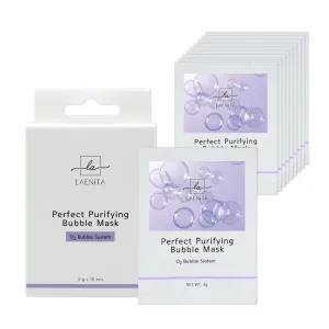 Perfect Purifying Bubble Mask(10 Pack), O2 Bubble System Face Mask