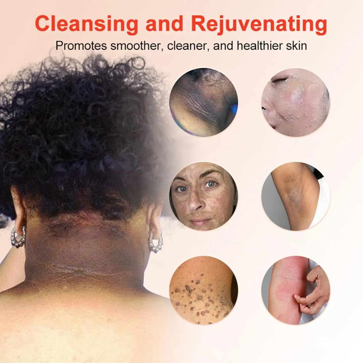 PHANSTA Purifying Exfoliating Gel, Facial Exfoliator Cleanser, PHANSTA Deep Cleansing Face and Body Exfoliating Scrub Gel, Moisturizing Cleanses Skin Give Cleans Dirt & Oils (3 Pack)