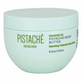 Pistaché Skincare Pistachio Oil Whipped Body Butter Cream Moisturizer (a.k.a The Boyfriend Body Butter)   Hydrates Dry Skin and Nourishes   Vitamin E   Antioxidant Protection, 8.0 oz