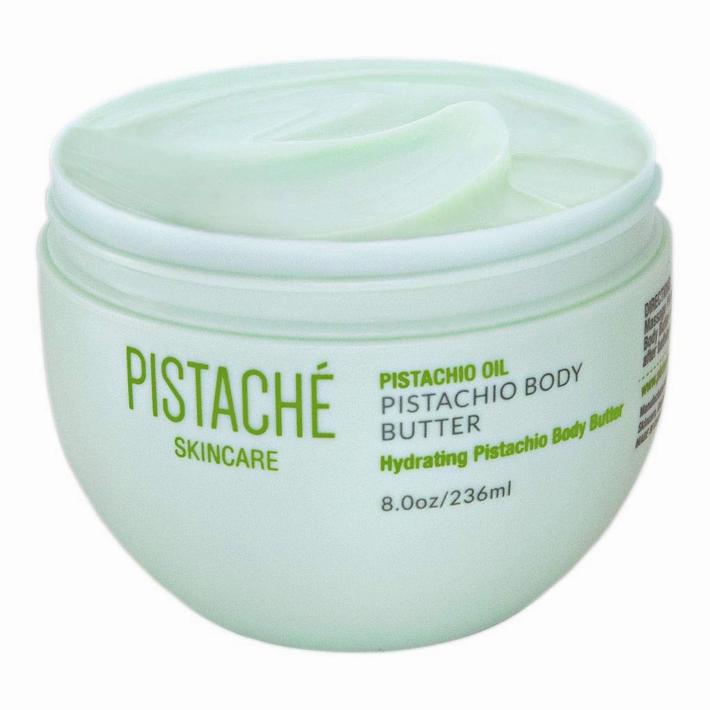 Pistaché Skincare Pistachio Oil Whipped Body Butter Cream Moisturizer (a.k.a The Boyfriend Body Butter)   Hydrates Dry Skin and Nourishes   Vitamin E   Antioxidant Protection, 8.0 oz