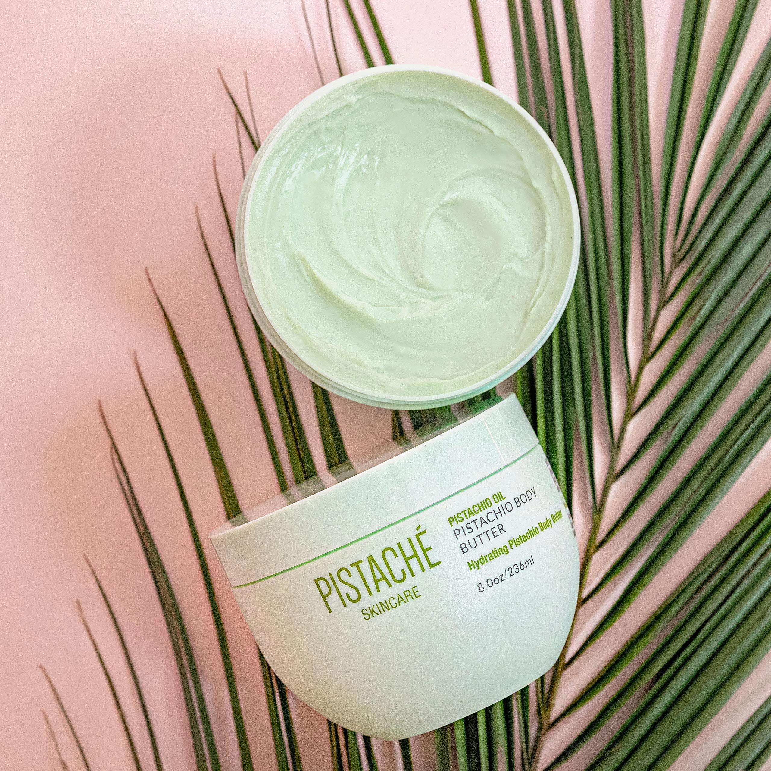Pistaché Skincare Pistachio Oil Whipped Body Butter Cream Moisturizer (a.k.a The Boyfriend Body Butter)   Hydrates Dry Skin and Nourishes   Vitamin E   Antioxidant Protection, 8.0 oz