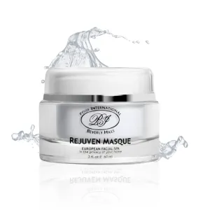 POISE Skincare REJUVEN MASQUE Natural Clay Mud with Minerals and Herbal Extracts Facial Mask, 2 fl oz (60ml)