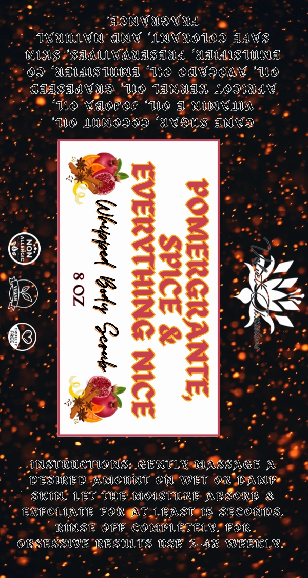 Pomegranate, Spice & Everything Nice Whipped Body Butter