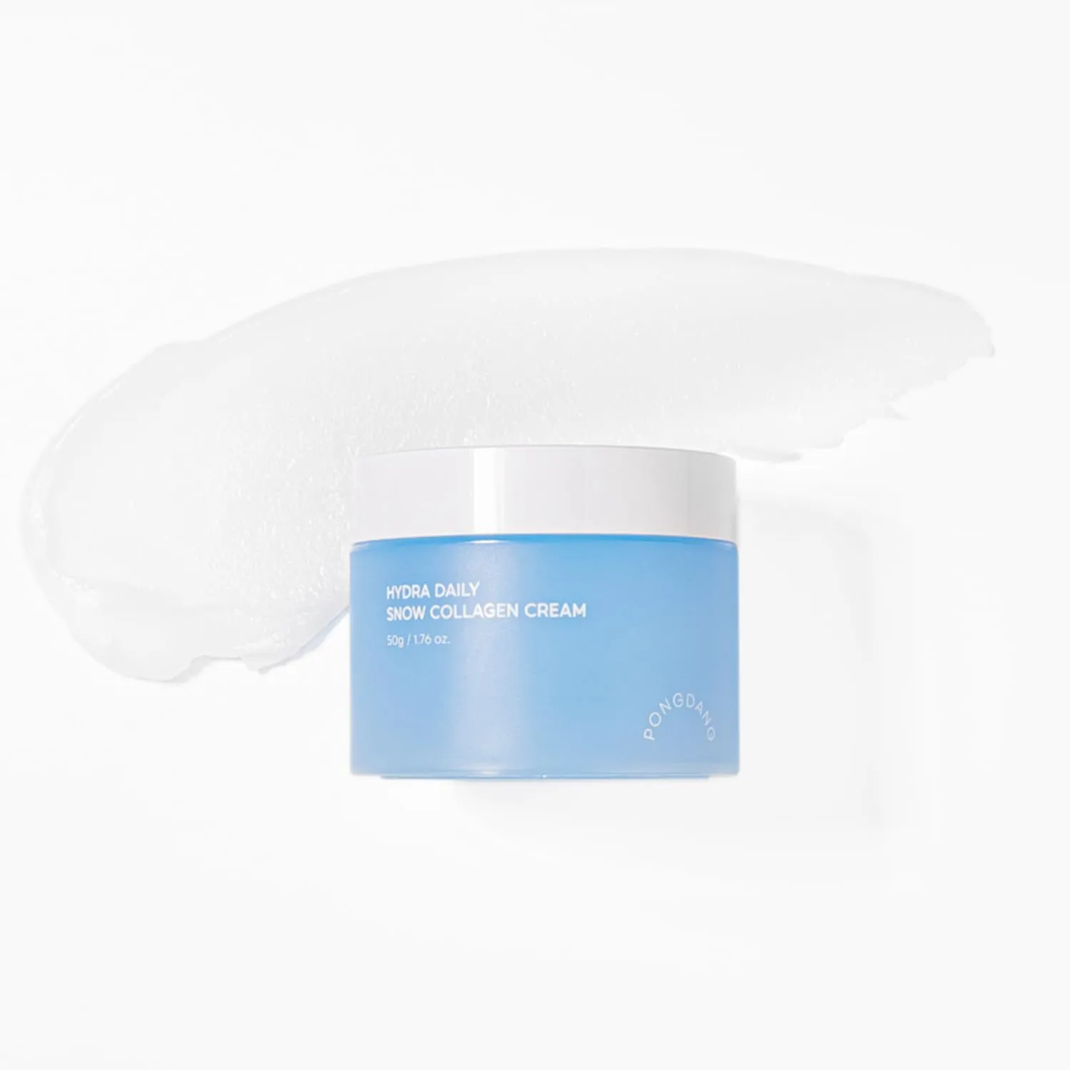 PONGDANG Daily Snow Collagen Cream | Intense Hydration & Cooling Formula | With Collagen, Cabbage Extract & Redness Relief | Deep Moisture for a Fresh, Soothing Finish