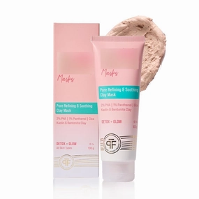 Pore Refining & Soothing Clay Mask with Cica | Deeply Cleanses Skin, Increases Hydration & Absorbs Extra Oil from Skin 100g