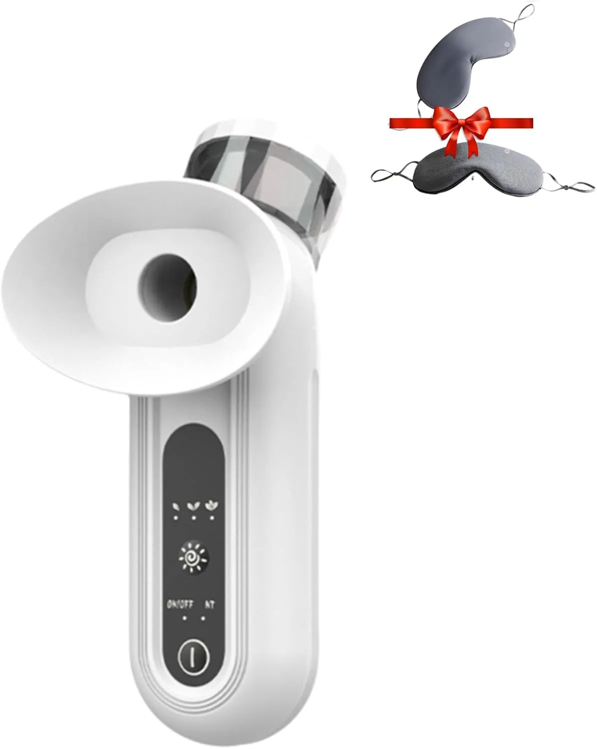Portable 2 in 1 Eye Mist Steamer for Dry Eye Relief – Heated Eye Mask & Mini Eye Hydrating Soothing Sprayer for Moisturizing & Cleaning, Steam Therapy Wand for Dry Eyes