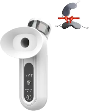 Portable 2 in 1 Eye Mist Steamer for Dry Eye Relief – Heated Eye Mask & Mini Eye Hydrating Soothing Sprayer for Moisturizing & Cleaning, Steam Therapy Wand for Dry Eyes