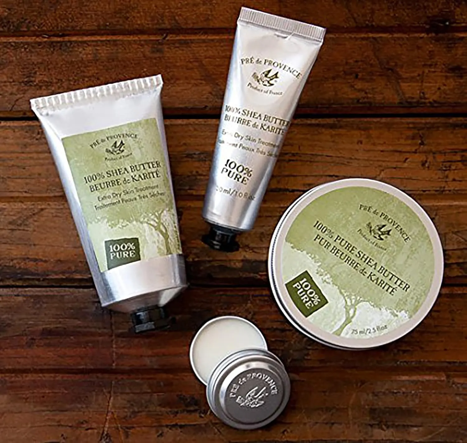 Pre de Provence Beurre De Karité Moisturizing Collection, Shea Butter Enriched Nourishing, Pure Shea Butter, 30 ML, Unscented