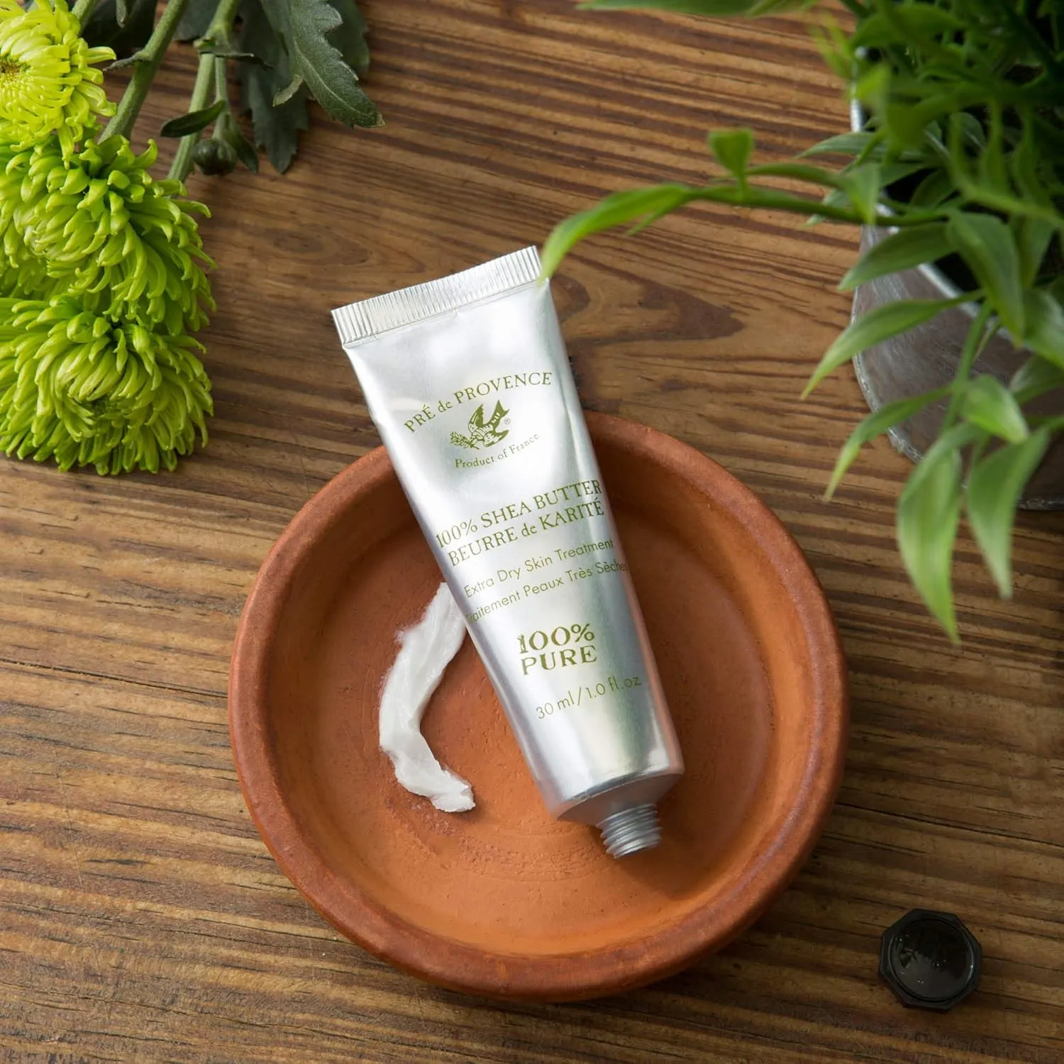 Pre de Provence Beurre De Karité Moisturizing Collection, Shea Butter Enriched Nourishing, Pure Shea Butter, 30 ML, Unscented