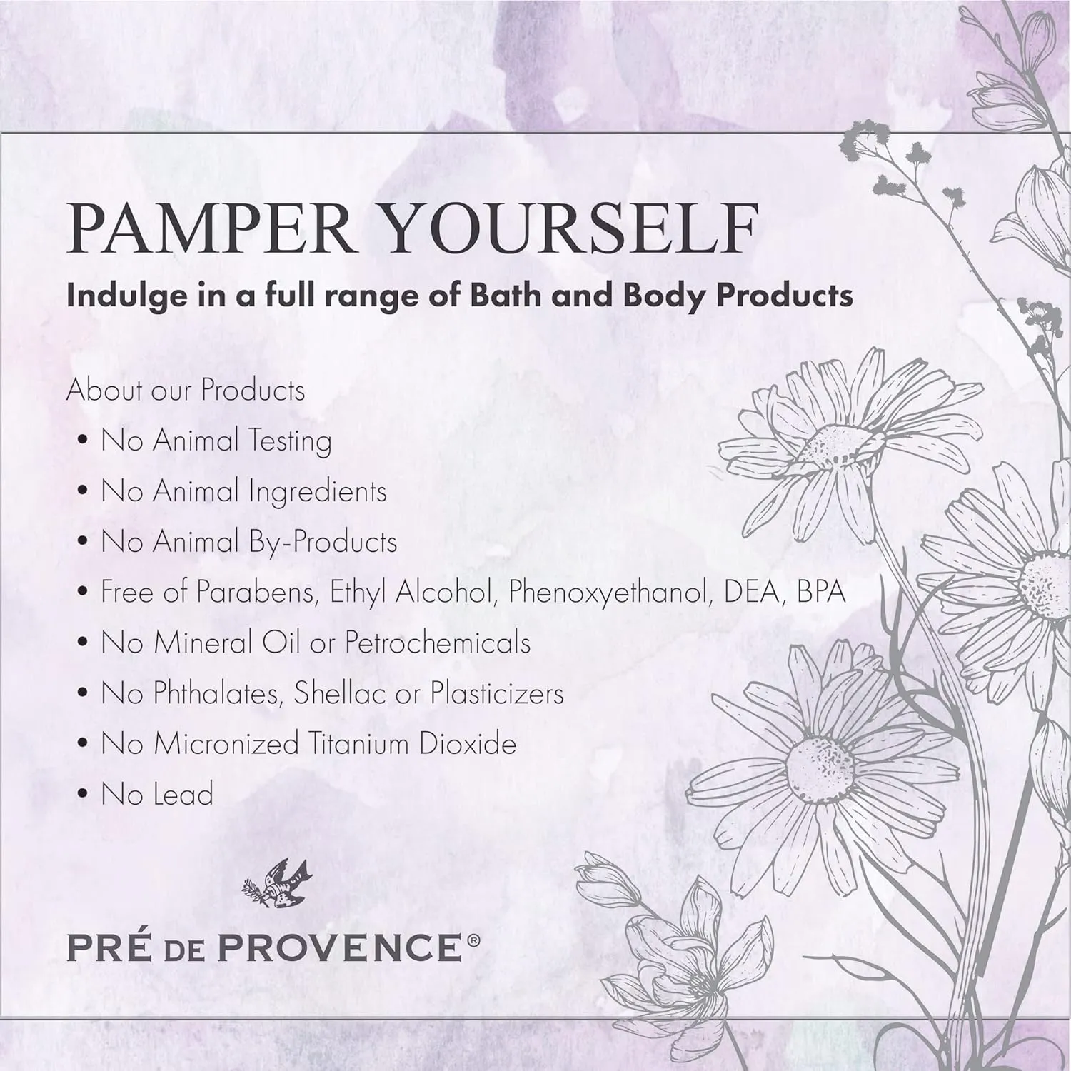 Pre de Provence Collection Shea Butter Enriched Body Butter Soothing & Hydrating Emollient Cream Body Moisturizer for Women, 6.7 Fl Oz, Verbena