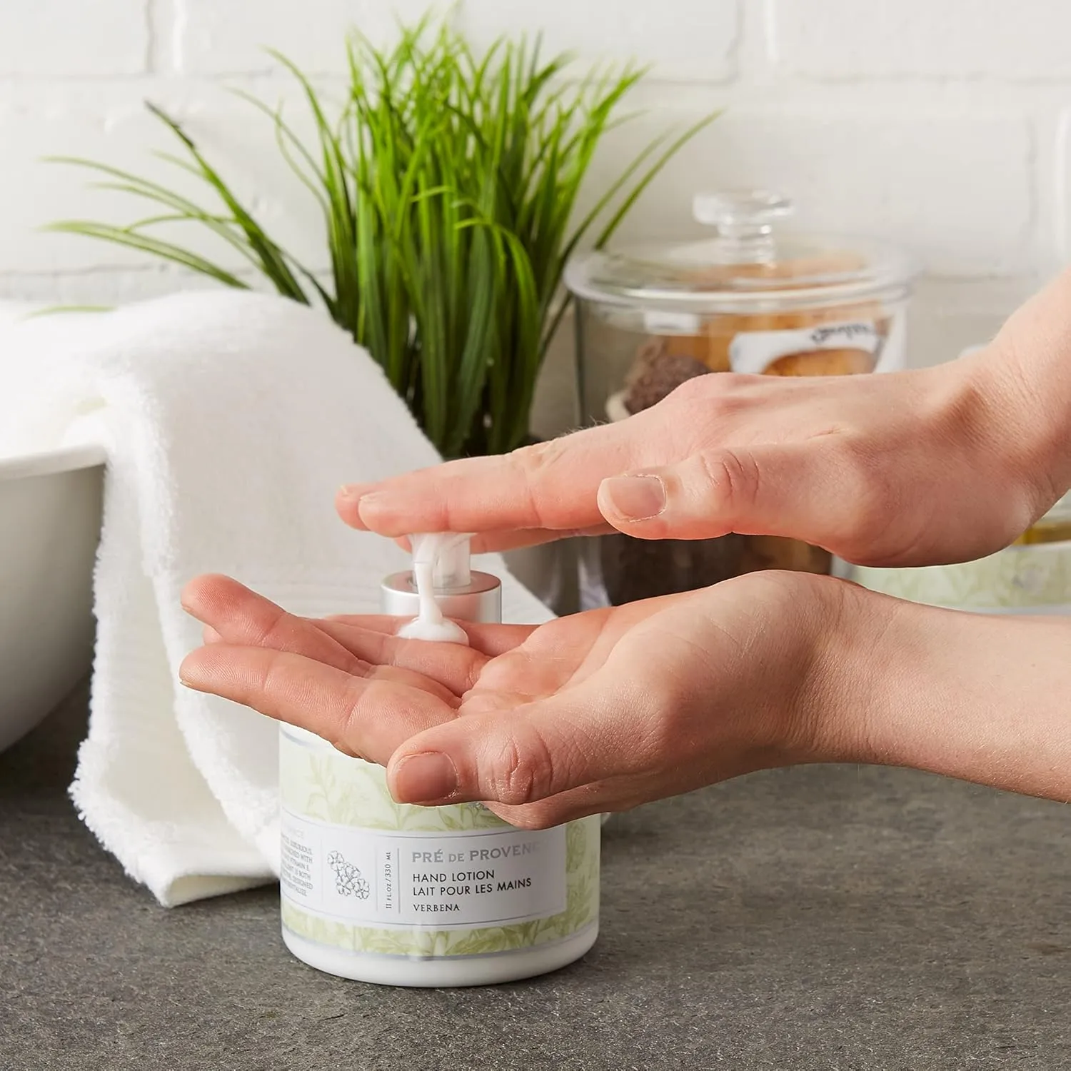 Pre de Provence Collection Shea Butter Enriched Silky Smooth Emollient Hand Lotion, Verbena, 11 Fl Oz