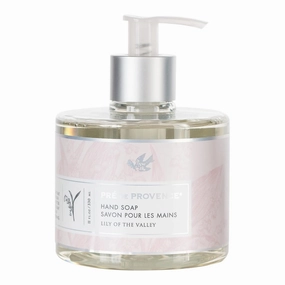 Pre de Provence Collection Liquid Hand Soap, Sooths & Softens while Cleansing, Enriched with Shea Butter, Vitamin E & Glycerin, Soft & Soothing, 11 fl oz, Lily of the Valley